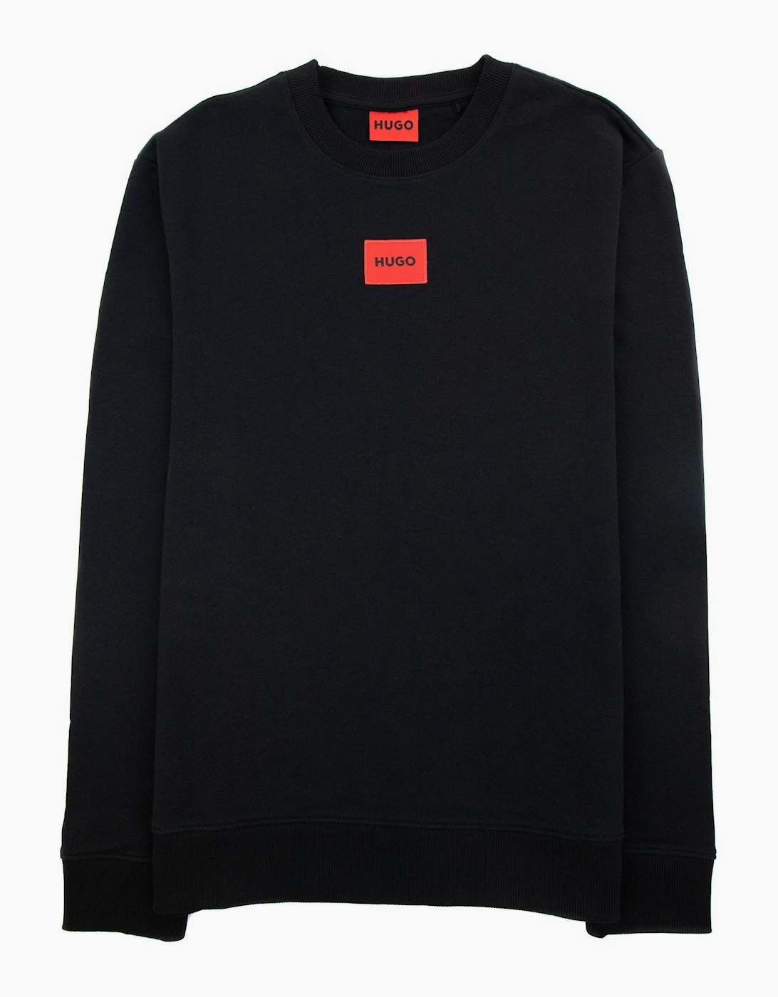 Hugo Diragol212 Patch Logo Sweatshirt Black 001, 4 of 3