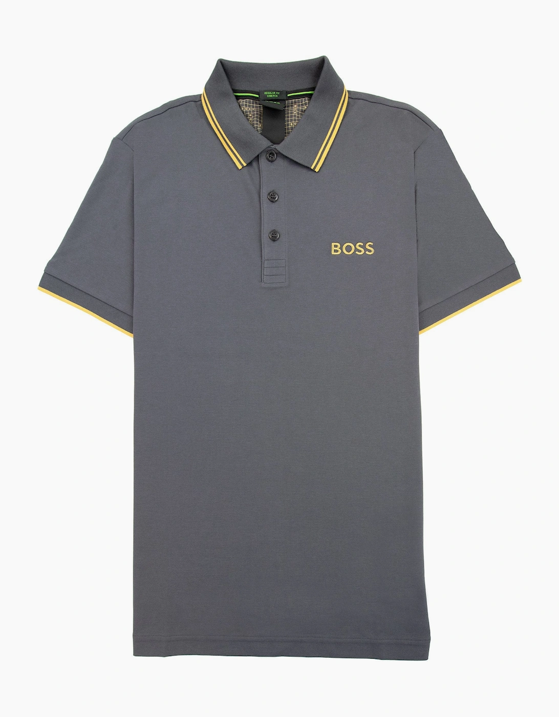 Hugo Boss Paddy Pro Regular Fit Polo Dark Grey 027