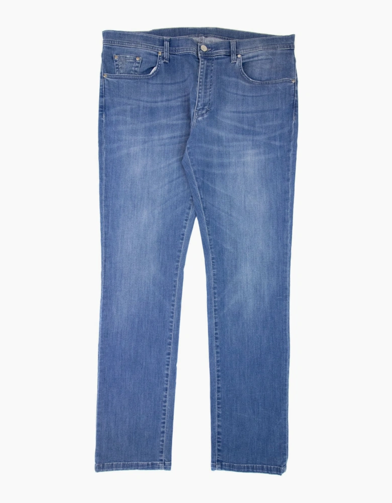 Versace Collection Medusa Band Casual Jeans Denim Blue