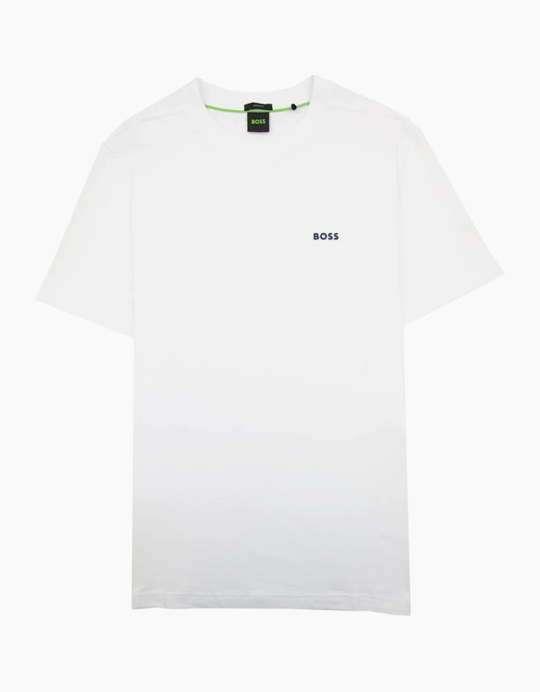 Hugo Boss Contrast Printed Logo Tee White 102