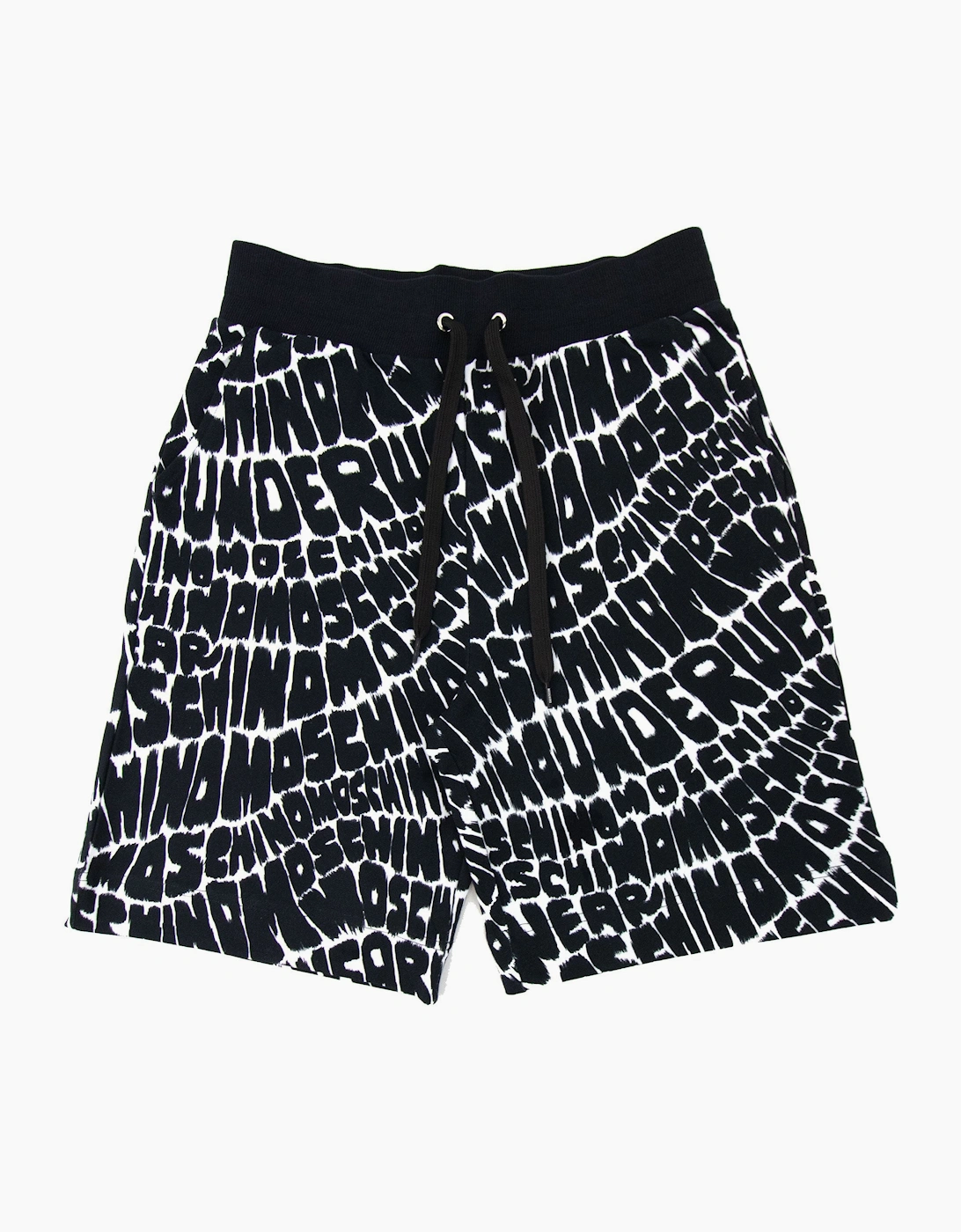 Moschino Underwear All Over Logo Shorts Black