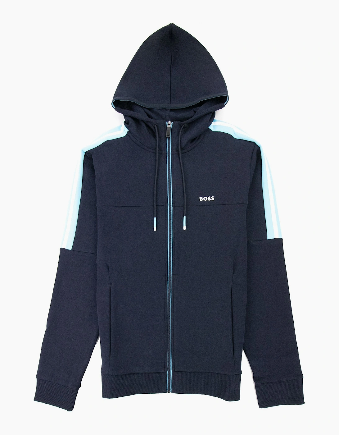 Hugo Boss Saggy 1 Hoody Side Stripes Navy 403, 5 of 4