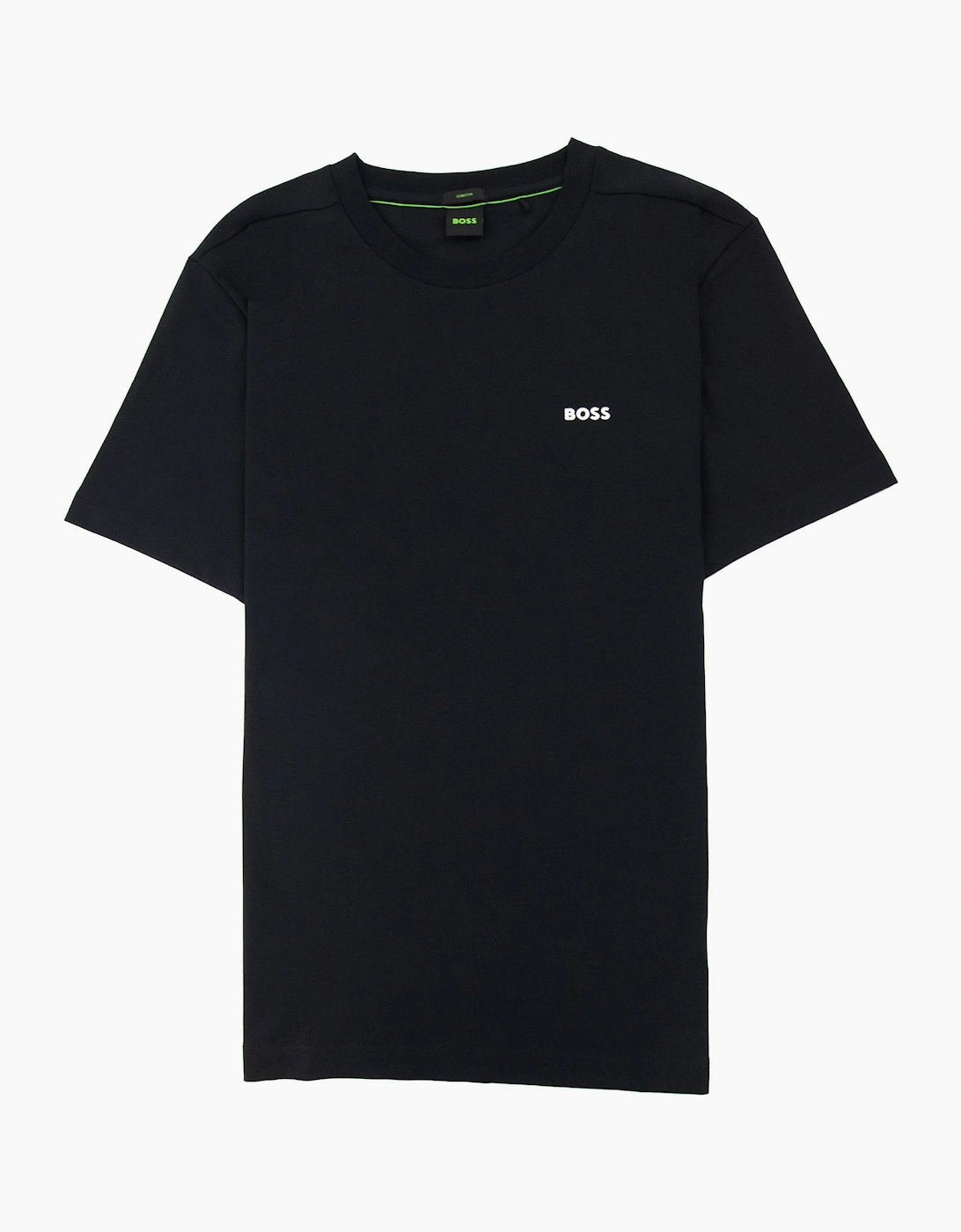 Hugo Boss Tee Contrast Logo T Shirt Navy 405, 5 of 4