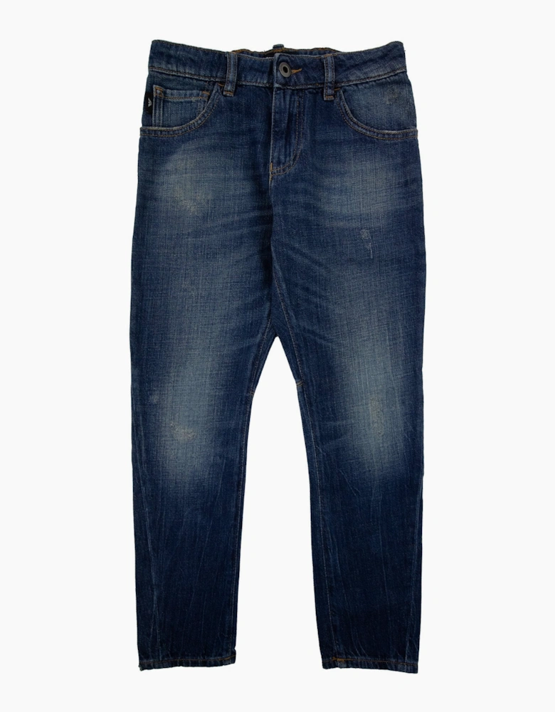 Emporio Armani Jnr J04 Denim Jeans Denim Blue 0941 AB2