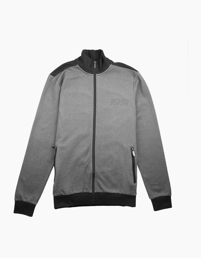 Hugo Boss Logo Zip Up Tracksuit Jacket Black