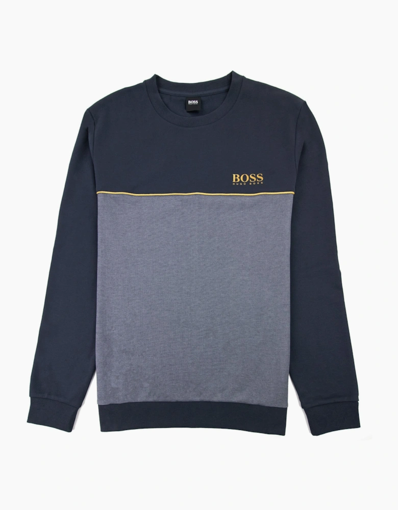 Hugo Boss Loungewear Tracksuit Sweatshirt Navy Grey
