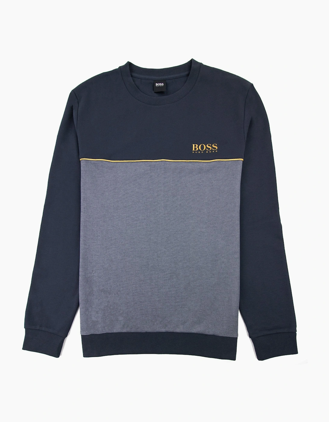 Hugo Boss Loungewear Tracksuit Sweatshirt Navy Grey, 5 of 4