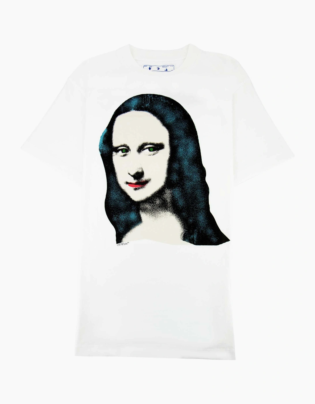 Off White Mona Lisa S/s Over T Shirt White/black