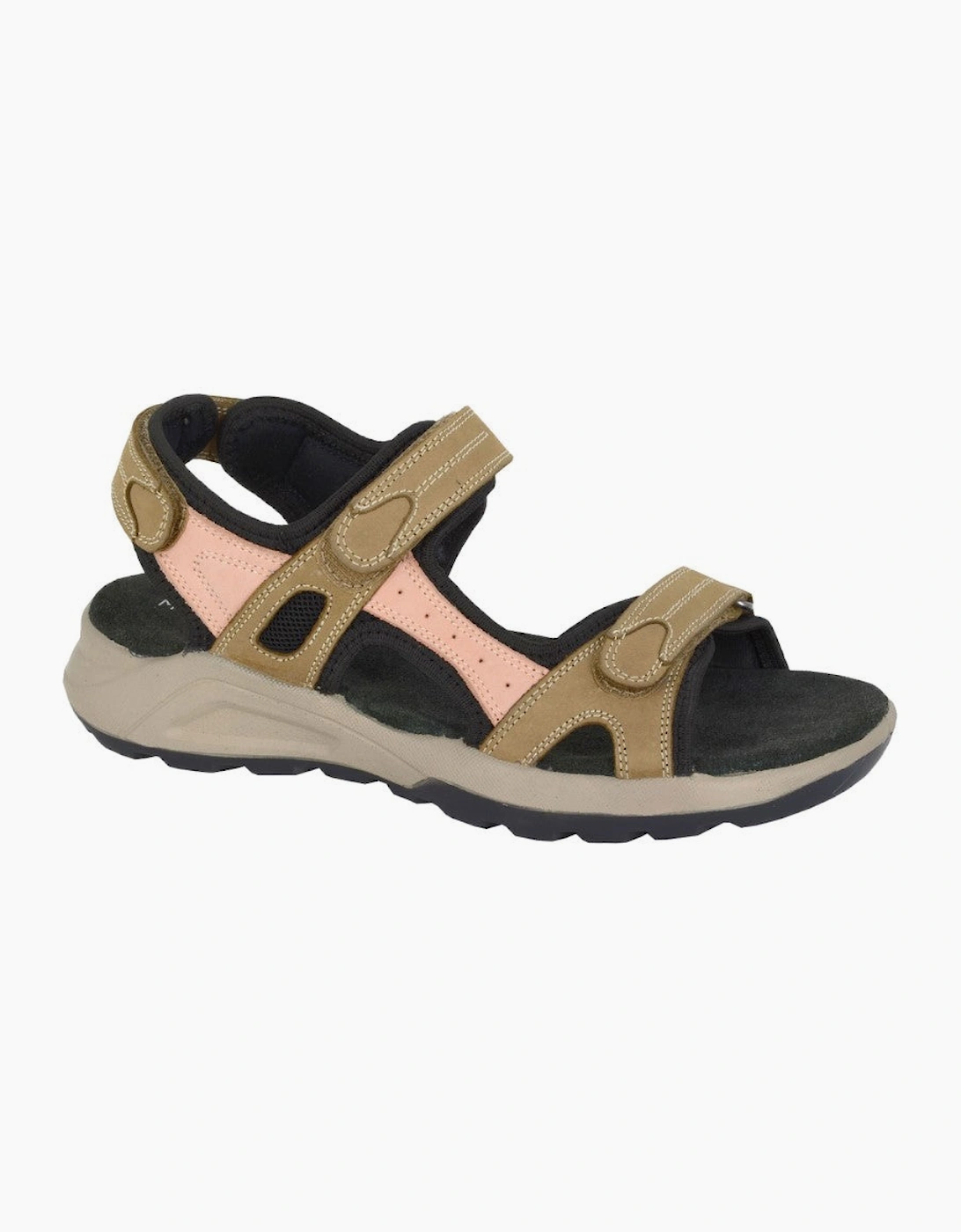 Mod Comfys L813 Womens Hiking & Trail Sandals Taupe/Pink, 3 of 2