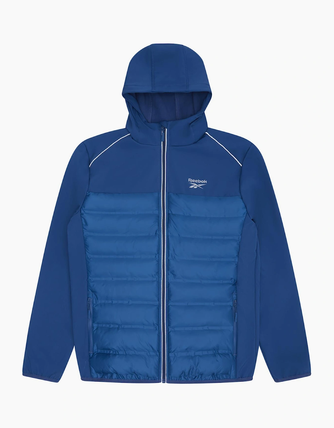 Reebok Men's Blue Herston Hybrid Jacket - Athletic - Size 40/Regular