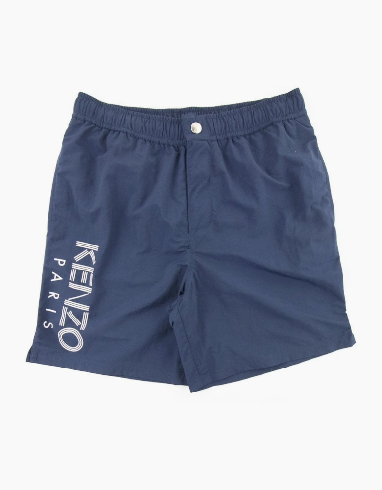 Kenzo Logo Bathing Shorts Navy