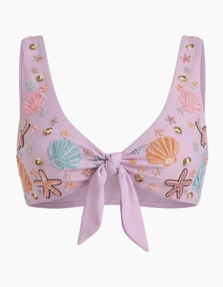 Orla Tie In The Middle Bikini Top in Stock