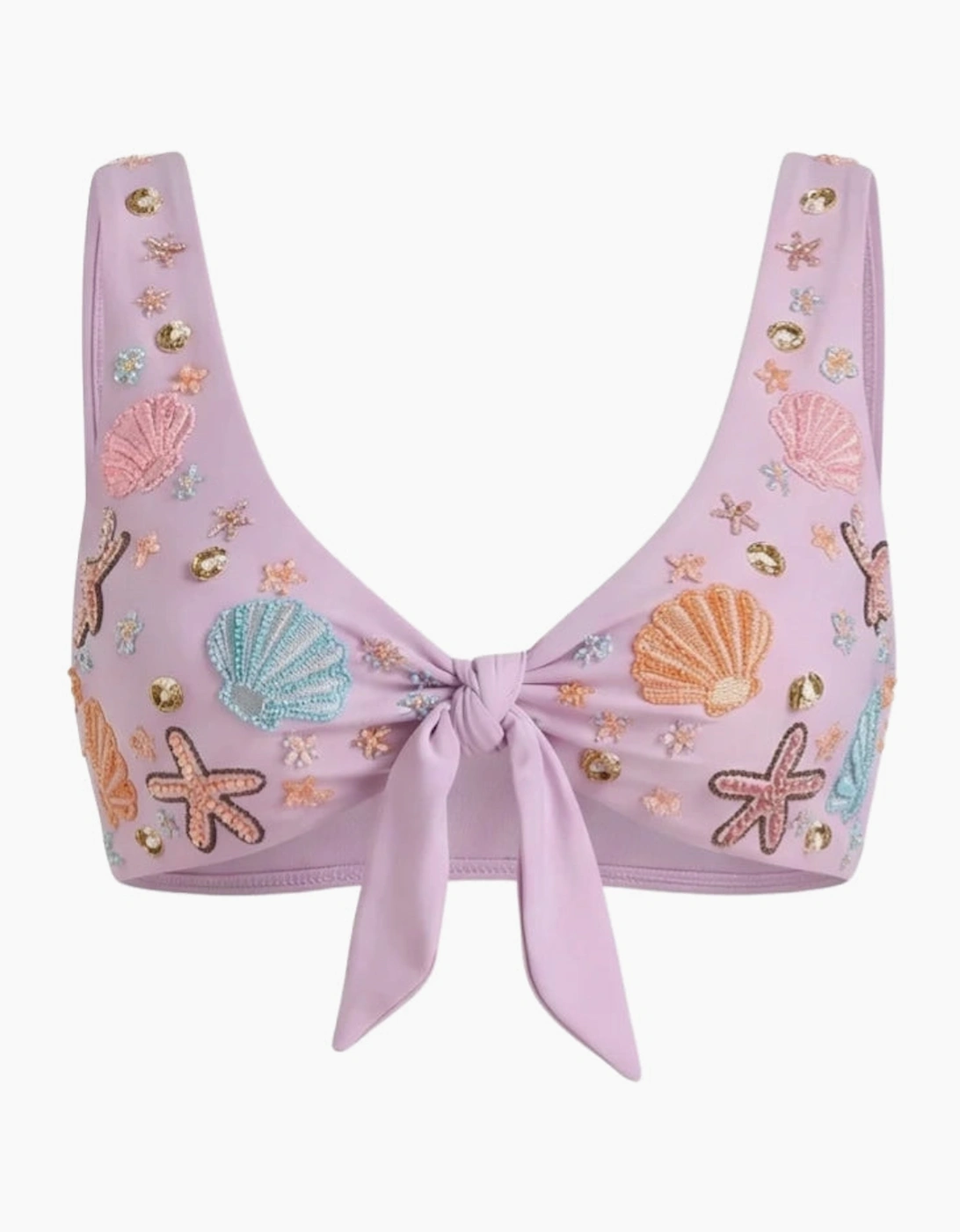 Orla Tie In The Middle Bikini Top in Stock