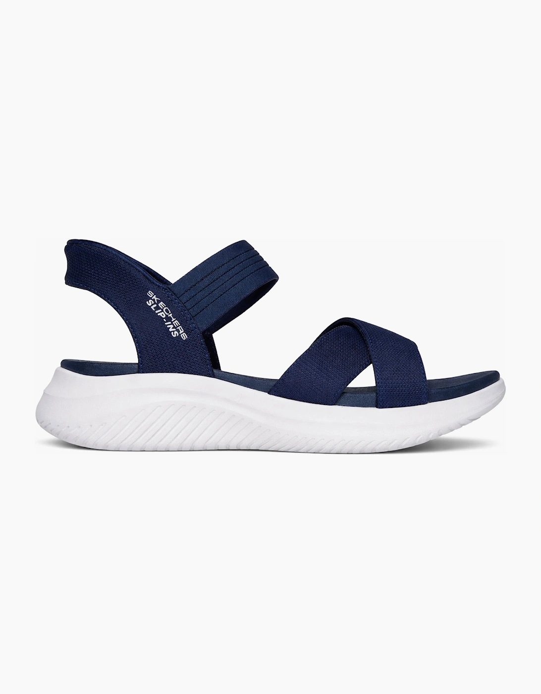 Skechers ULTRA FLEX 3.0 SANDAL - NEVER Womens Ankle Strap Sandals Navy