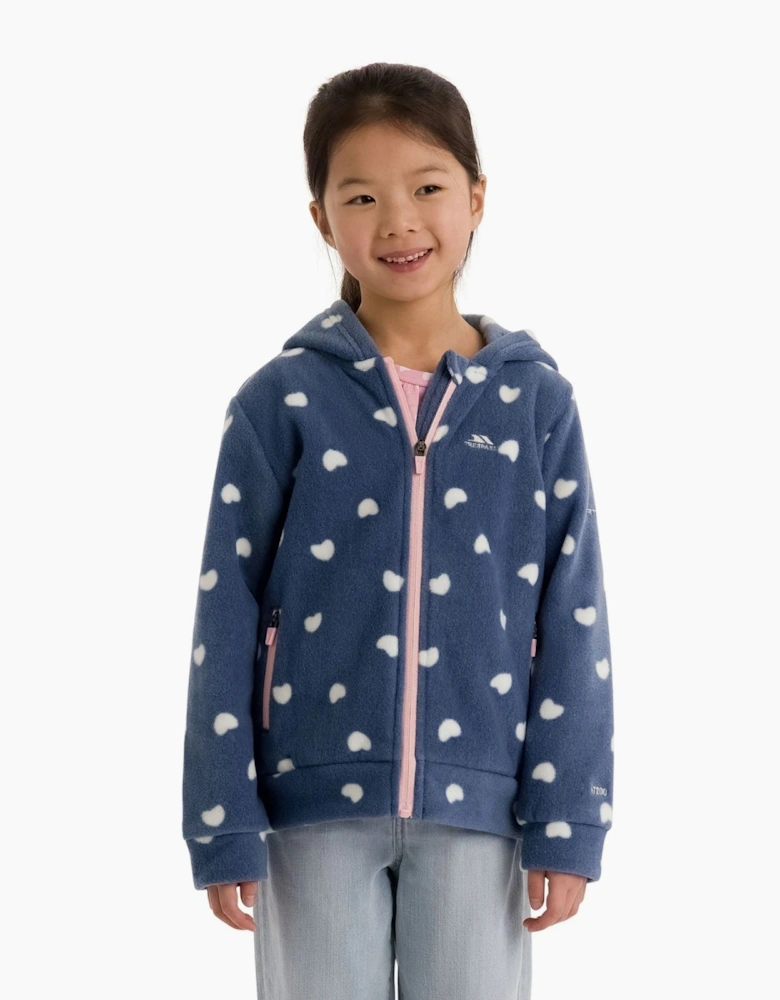 Trespass Kids Breigh Hooded Full Zip Fleece