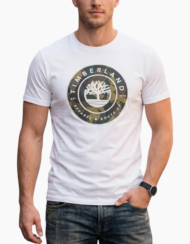 Timberland Mens Printed T Shirts Crew Neck Summer Top Short Sleeve Premium Tee