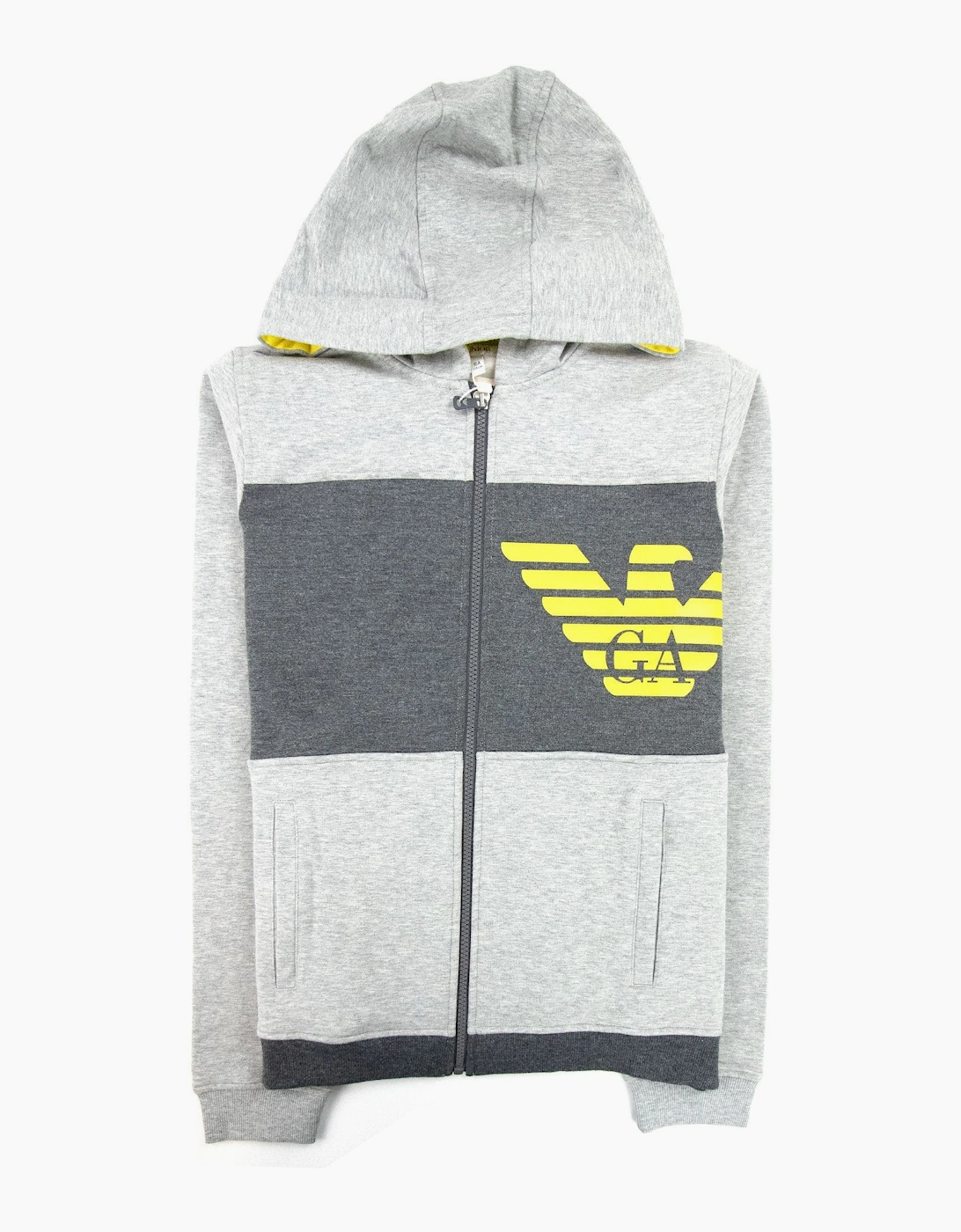 Armani Junior Eagle Logo Tracksuit Dark Grey, 3 of 2