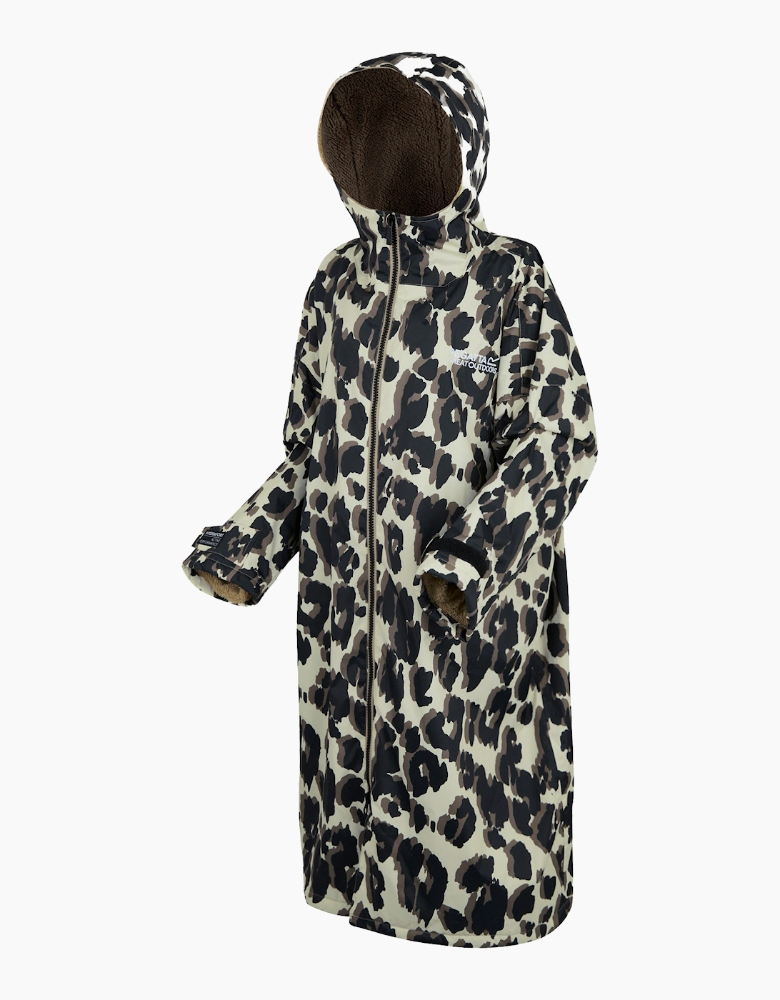 Regatta Unisex Adult Changing Leopard Print Robe