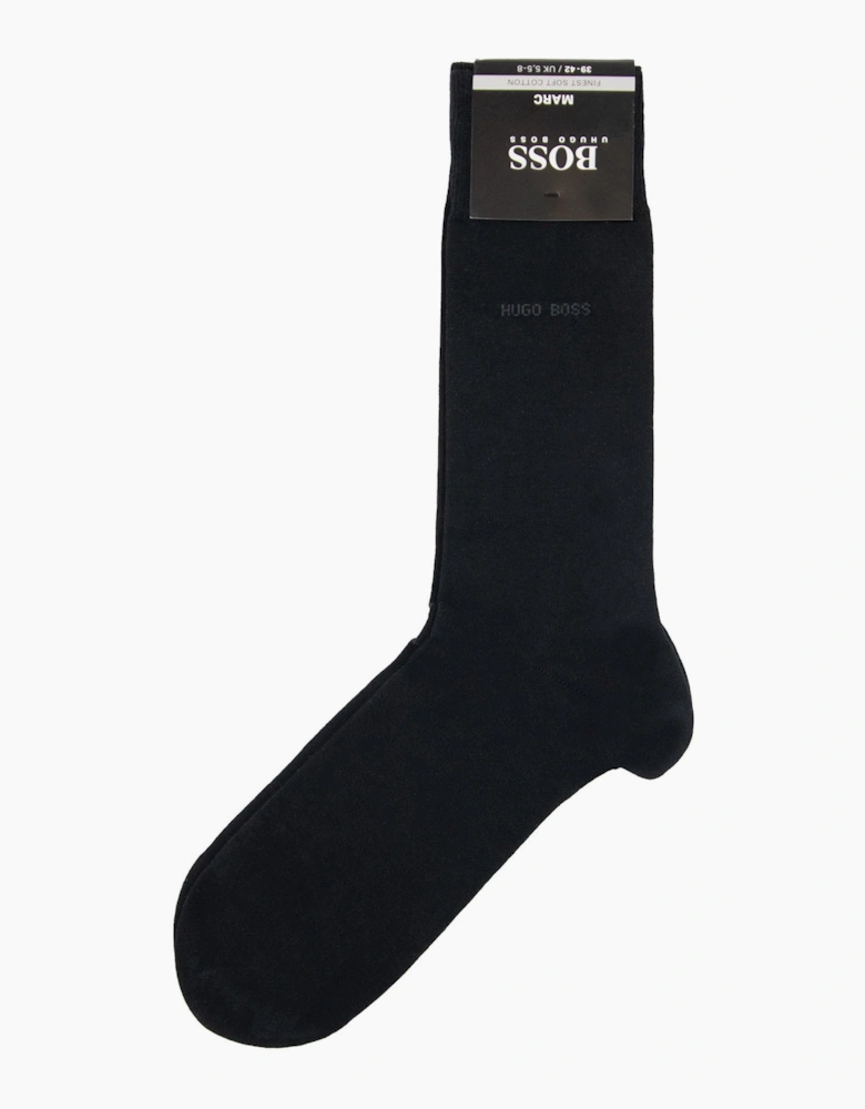 Hugo Boss Finest Soft Cotton Socks Black 001