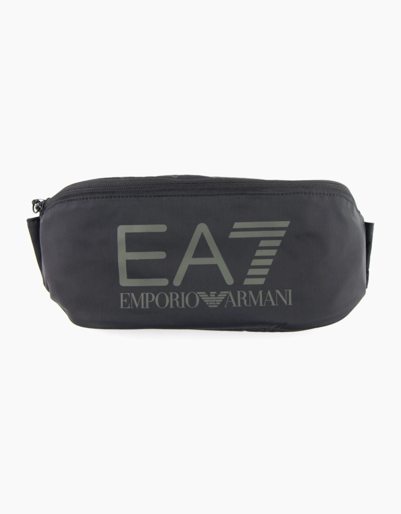 EA7 Logo Belt Bag Black/Stone Grey