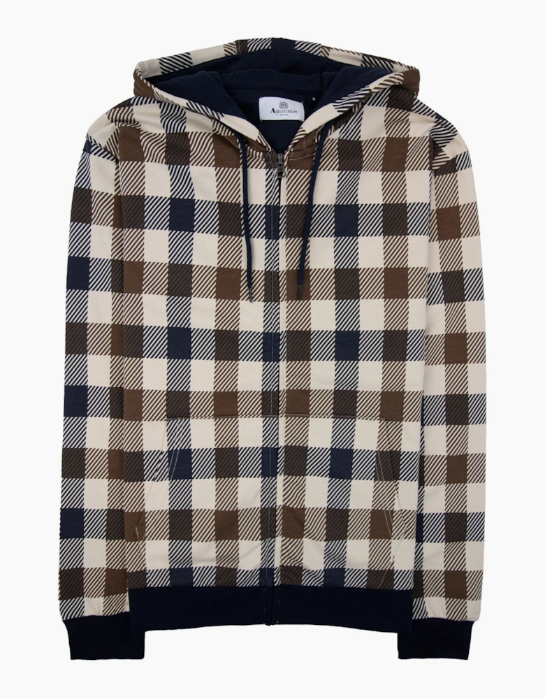 Aquascutum Macro Iconic Hoodie Navy 11