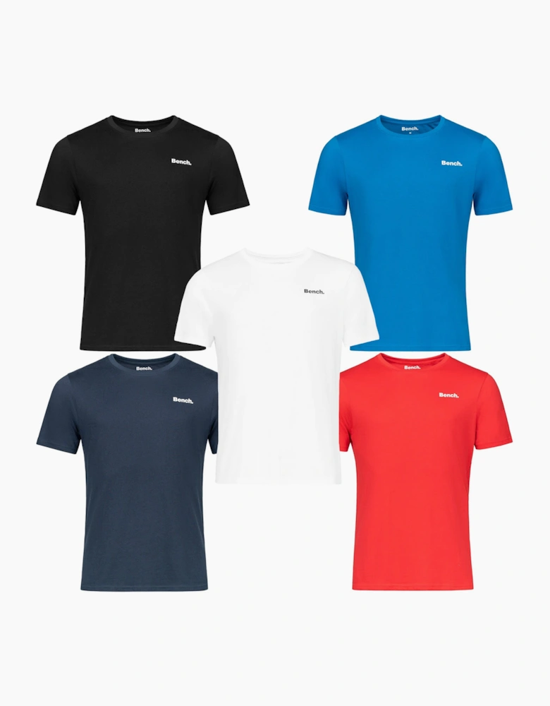 Bench Mens Noah 5-Pack T-Shirt - Bright