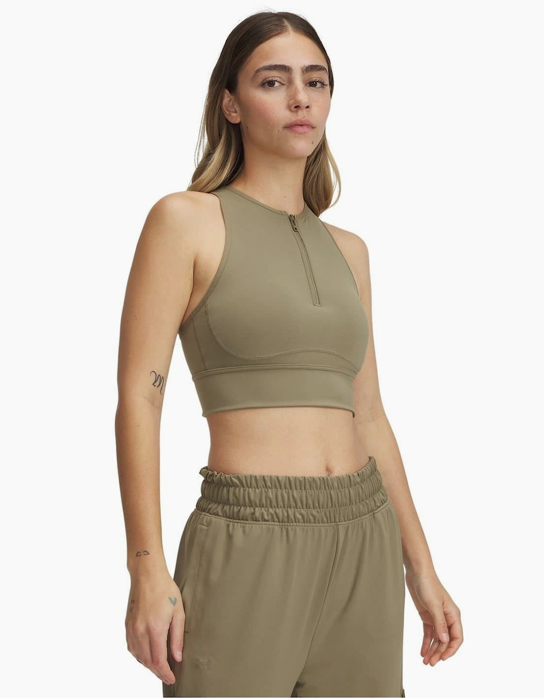 Meridian Zip Neck Slim Fit Tank