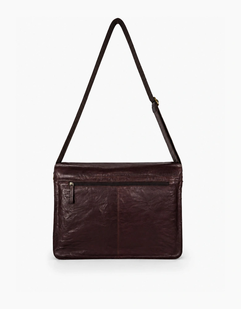 Rowallan Conquest Brown Large Messenger Bag BROWN