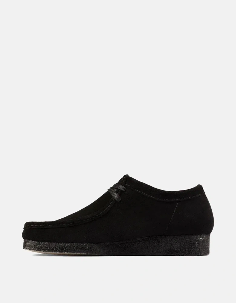 CLARKS ORIGINALS WALLABEE SHOES BLACK SUEDE