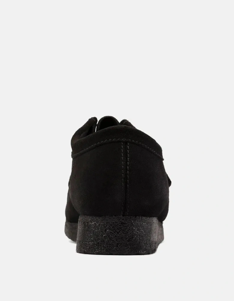 CLARKS ORIGINALS WALLABEE SHOES BLACK SUEDE