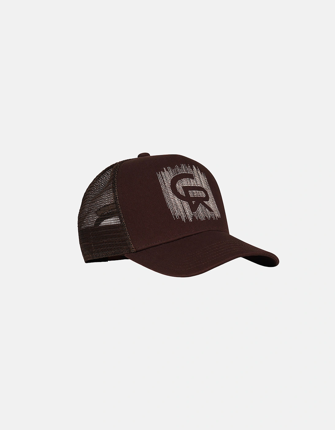 Christian Rose CR Chainstitch Trucker Cap Brown Sand