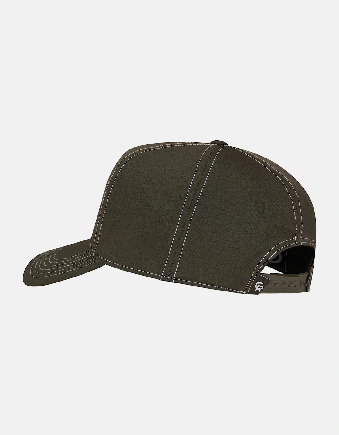 Christian Rose Nylon Trucker Olive White
