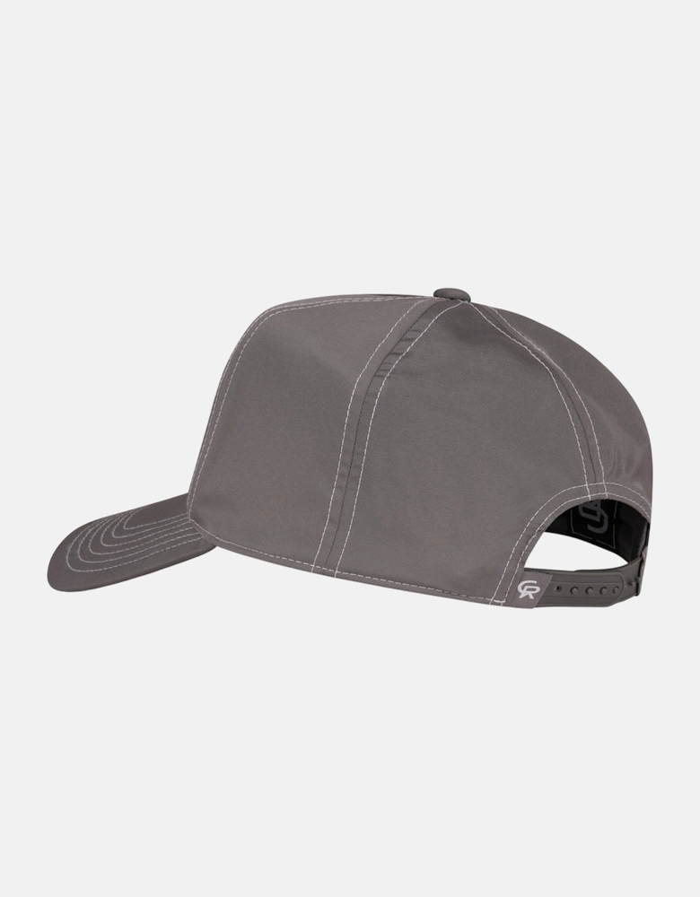 Christian Rose Nylon Trucker Grey White