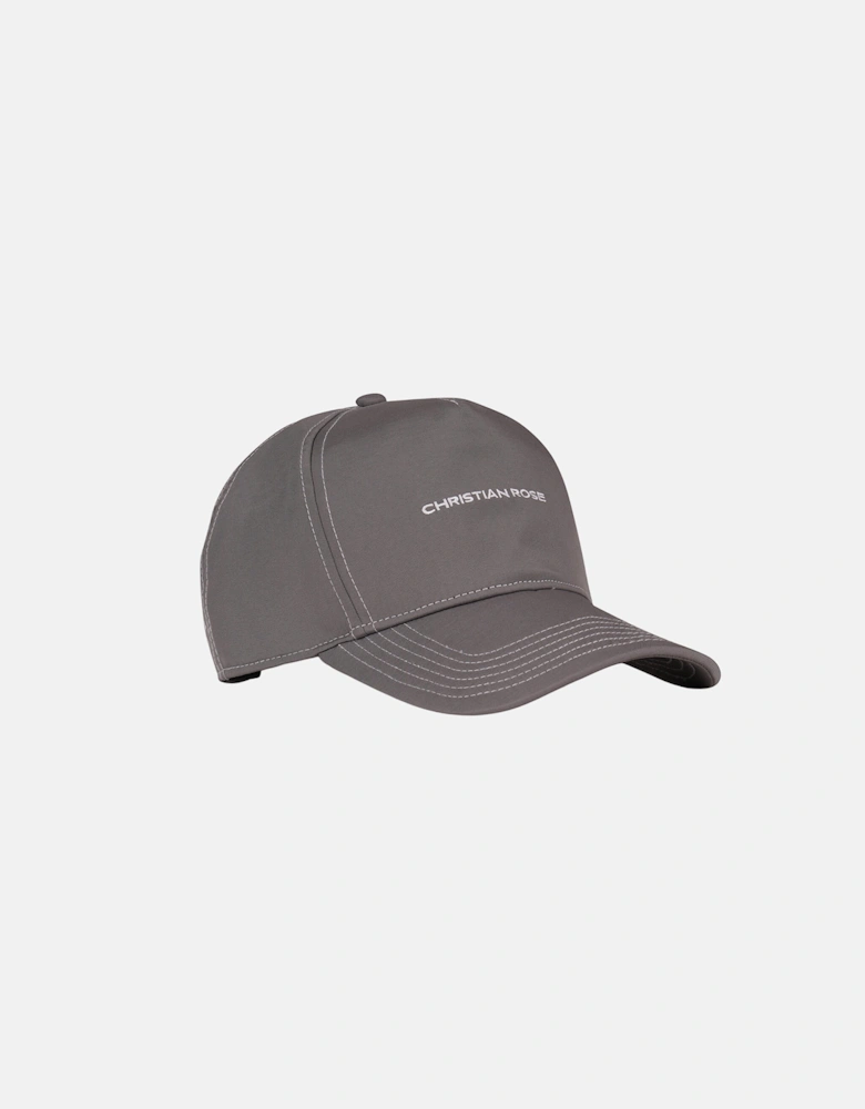 Christian Rose Nylon Trucker Grey White