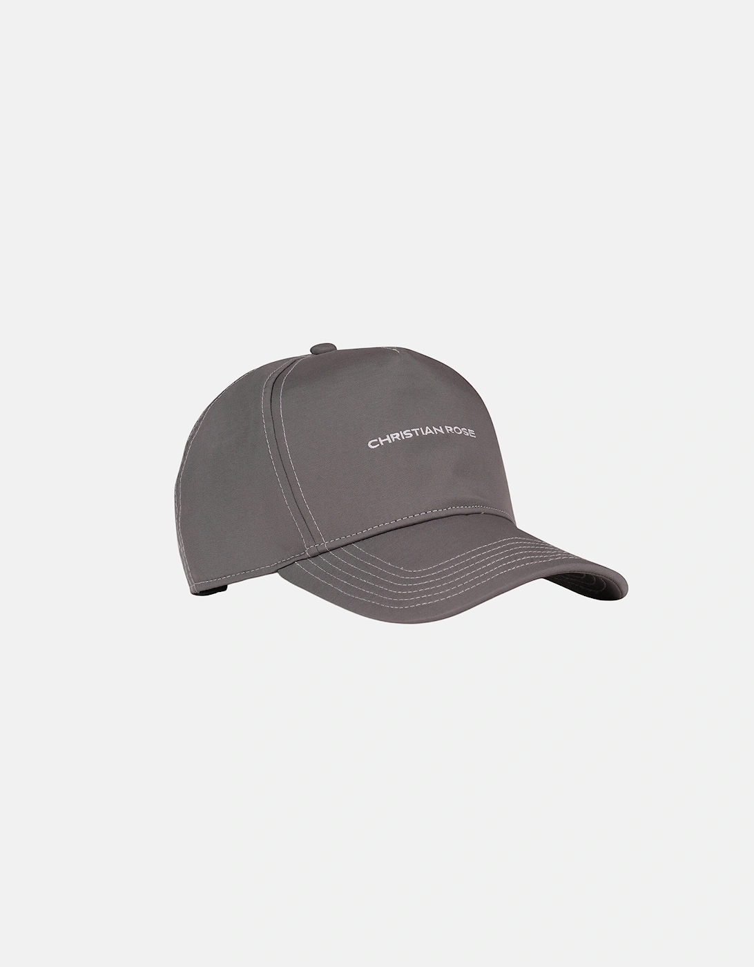 Christian Rose Nylon Trucker Grey White