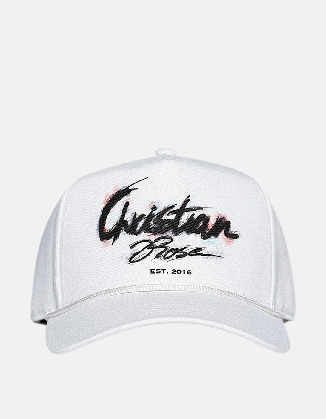 CHRISTIAN ROSE SIGNATURE SNAPBACK CAP WHITE