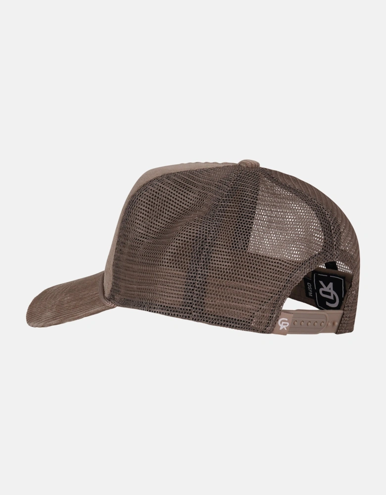 Christian Rose Corduroy Trucker Cap Nude