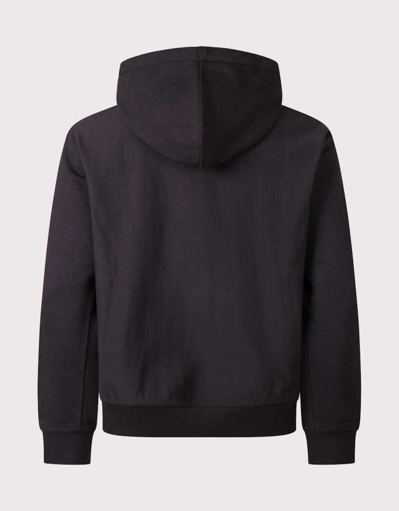 Loose Fit American Script Hoodie