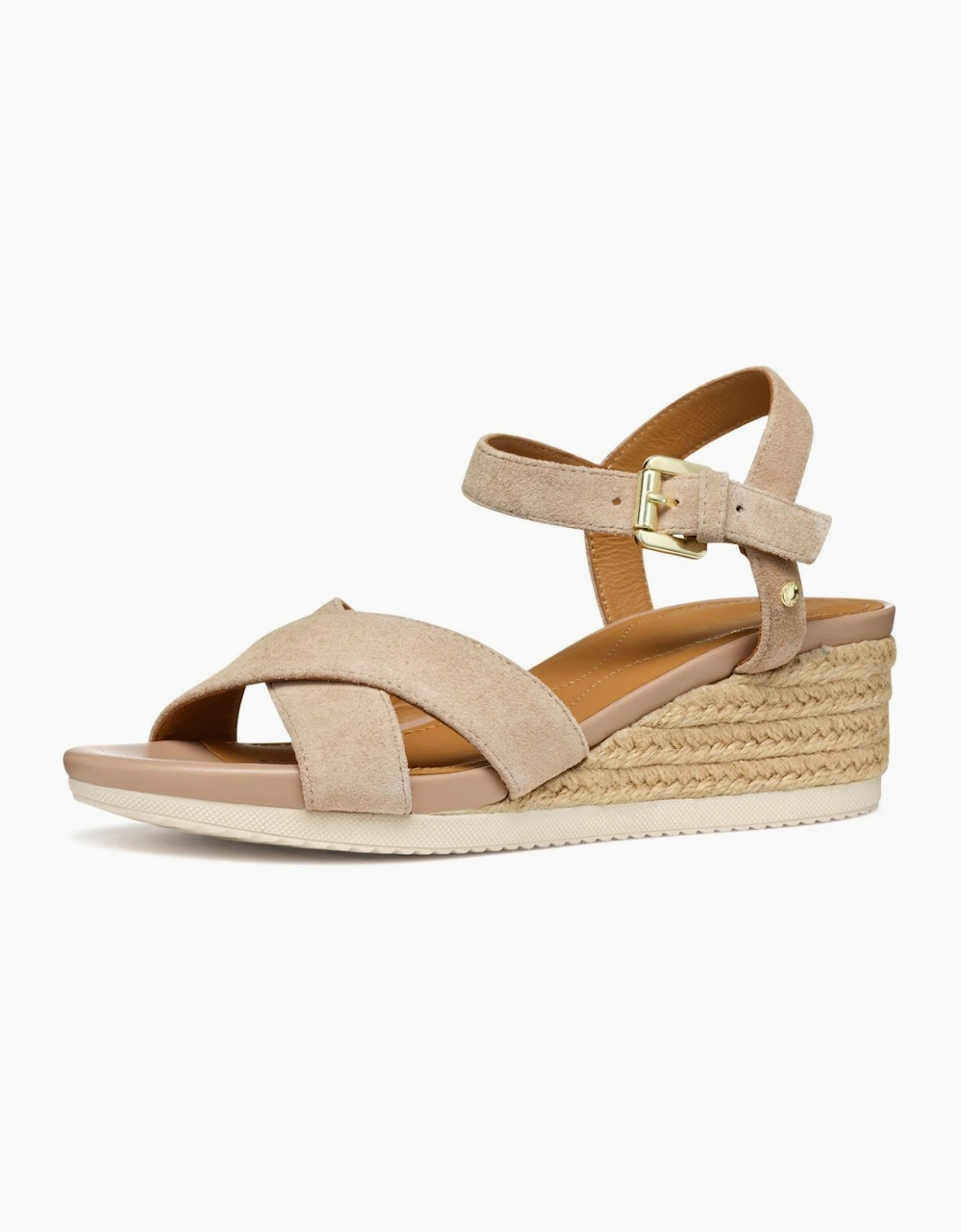 D Ischia Corda Womens Wedge Sandals