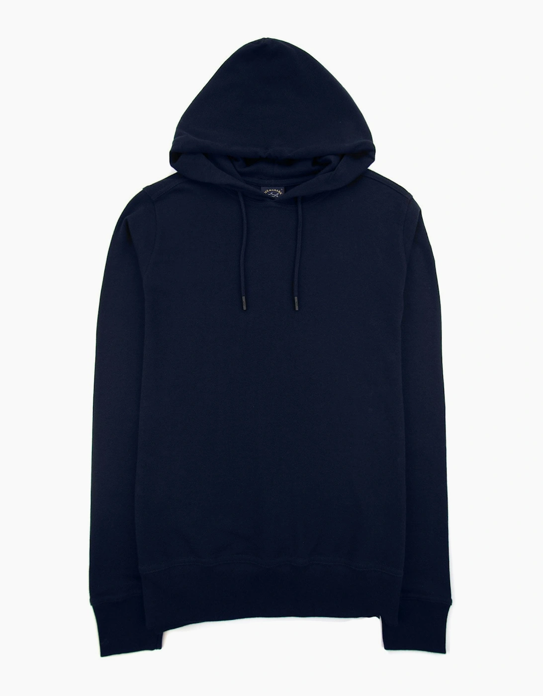 Paul And Shark Arm Badge Hoodied Sweatshirt Navy