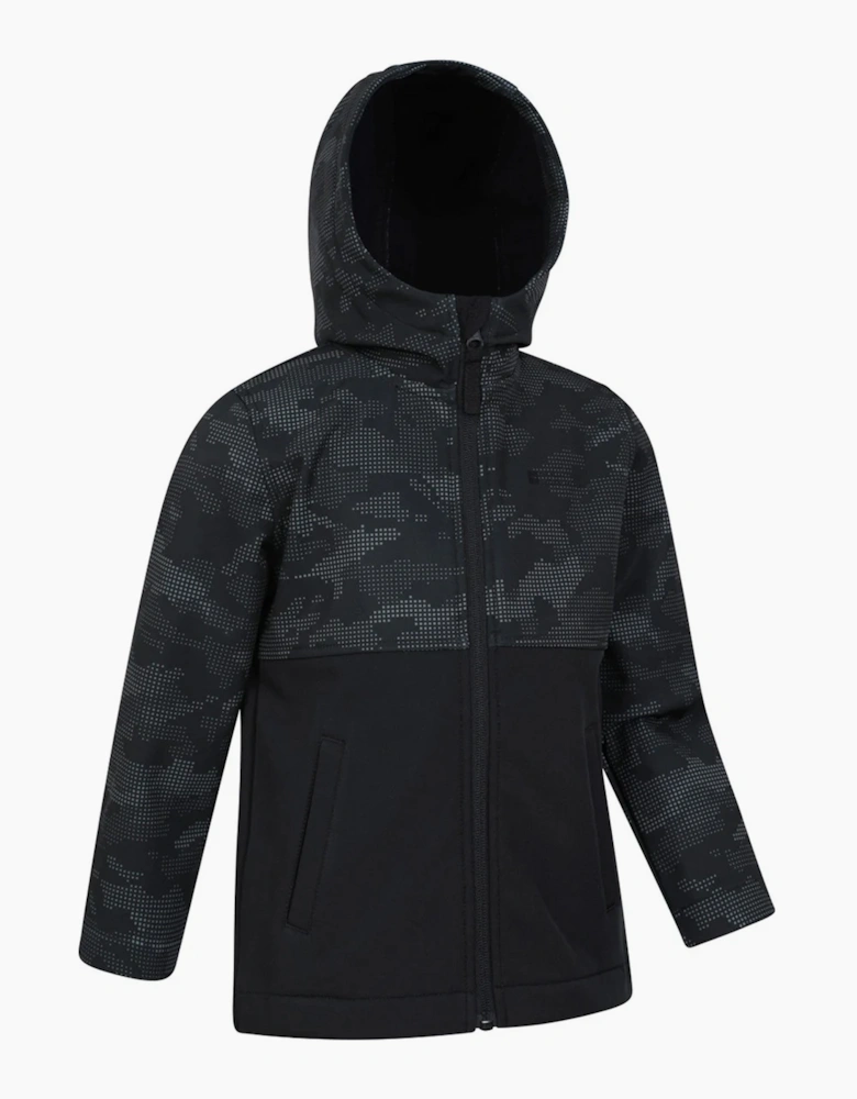 Mountain Warehouse Childrens/Kids Exodus Camouflage Soft Shell Jacket