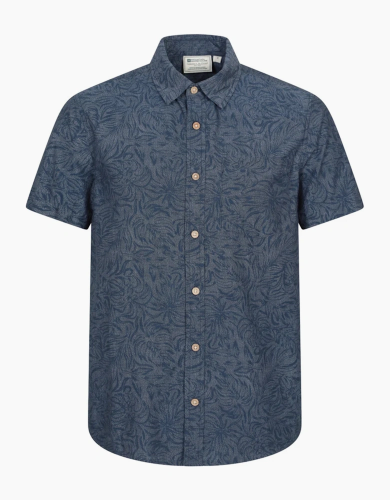 Mountain Warehouse Mens Tropical Short-Sleeved Shirt