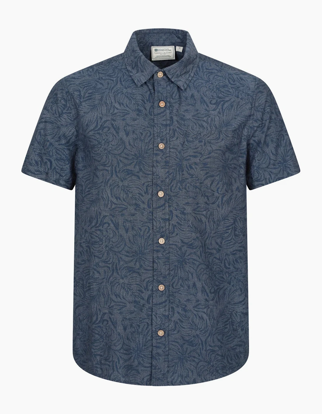 Mountain Warehouse Mens Tropical Short-Sleeved Shirt