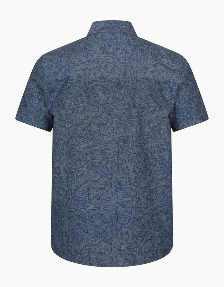 Mountain Warehouse Mens Tropical Short-Sleeved Shirt