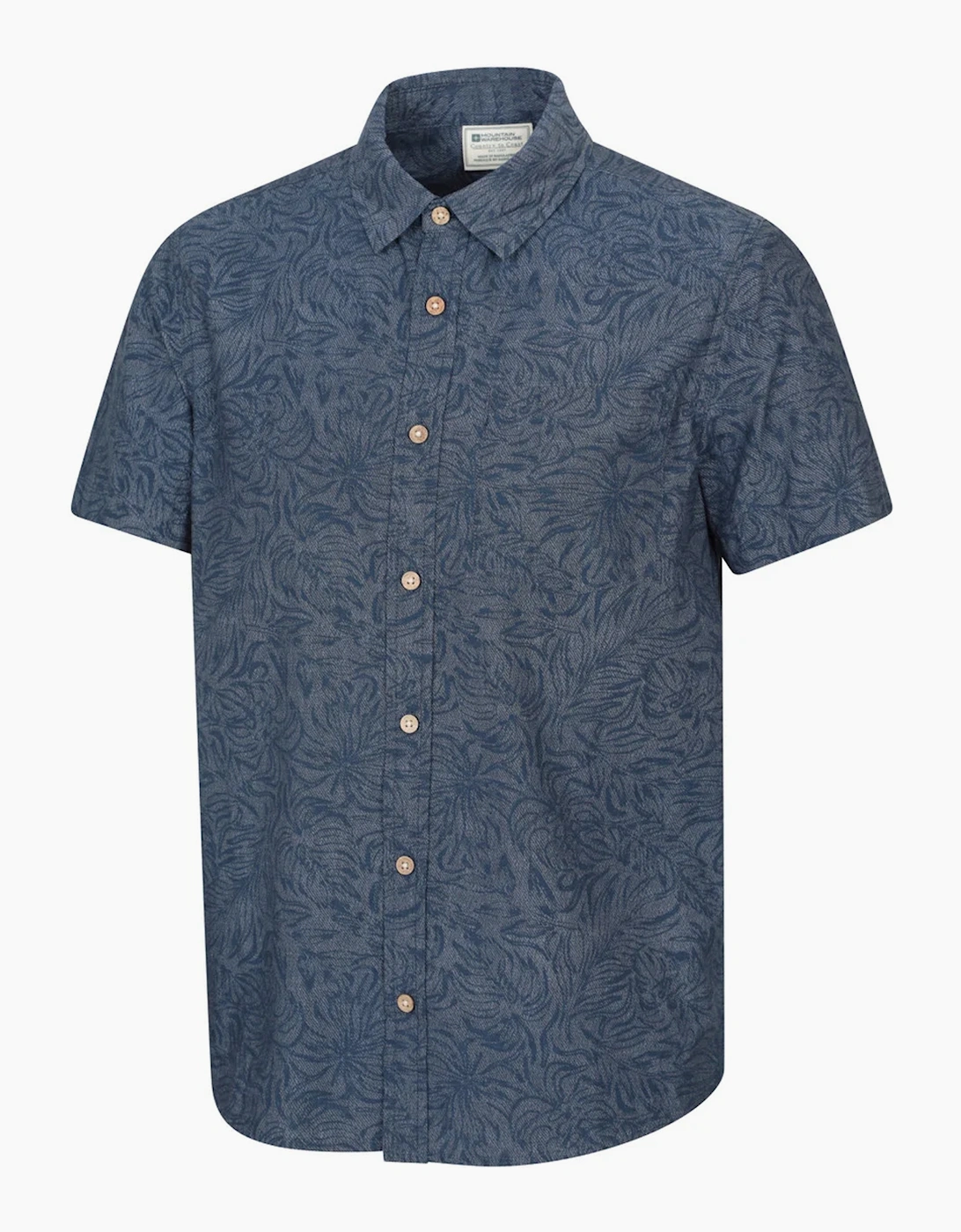 Mountain Warehouse Mens Tropical Short-Sleeved Shirt
