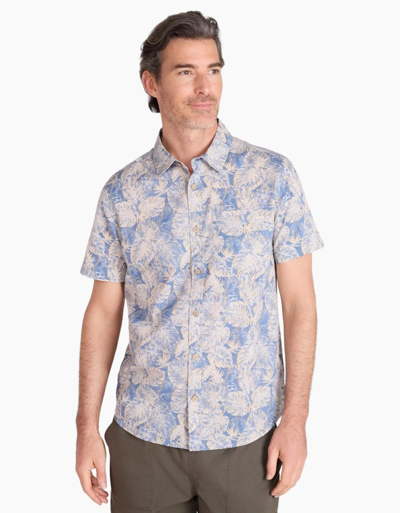 Mountain Warehouse Mens Tropical Short-Sleeved Shirt