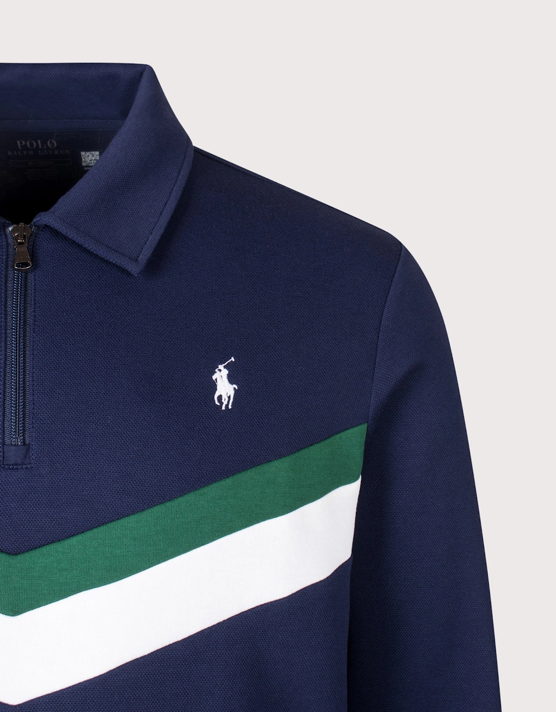Regular Fit Double Knit Quarter Zip Sweatshirt