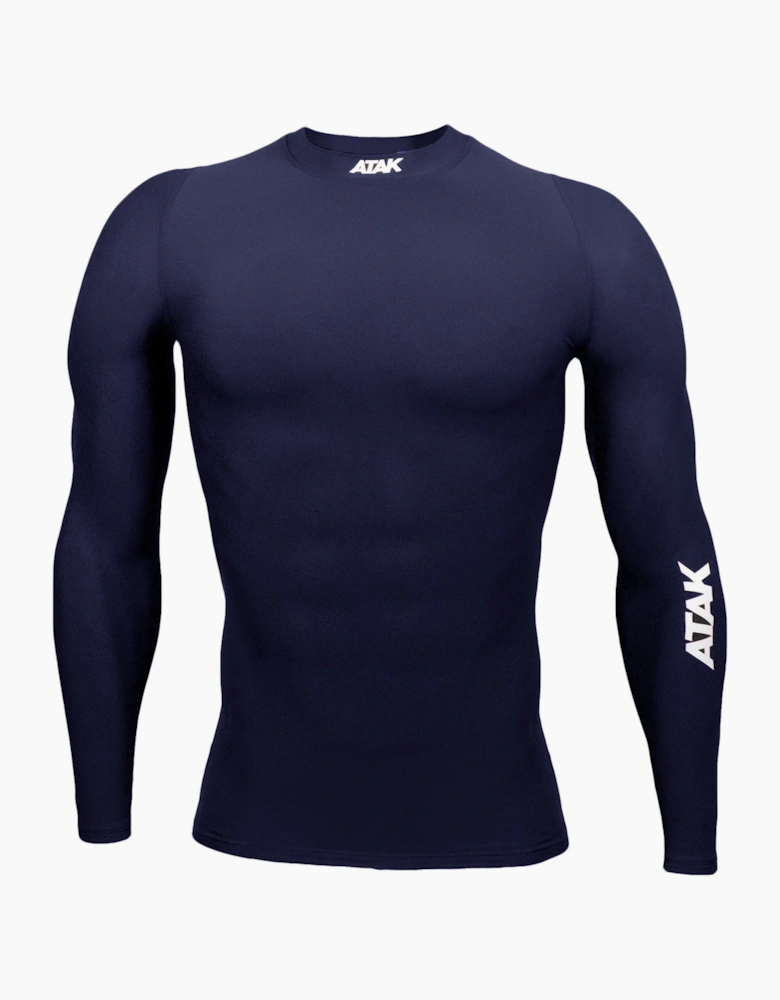 ATAK Youths Compression Top - Navy