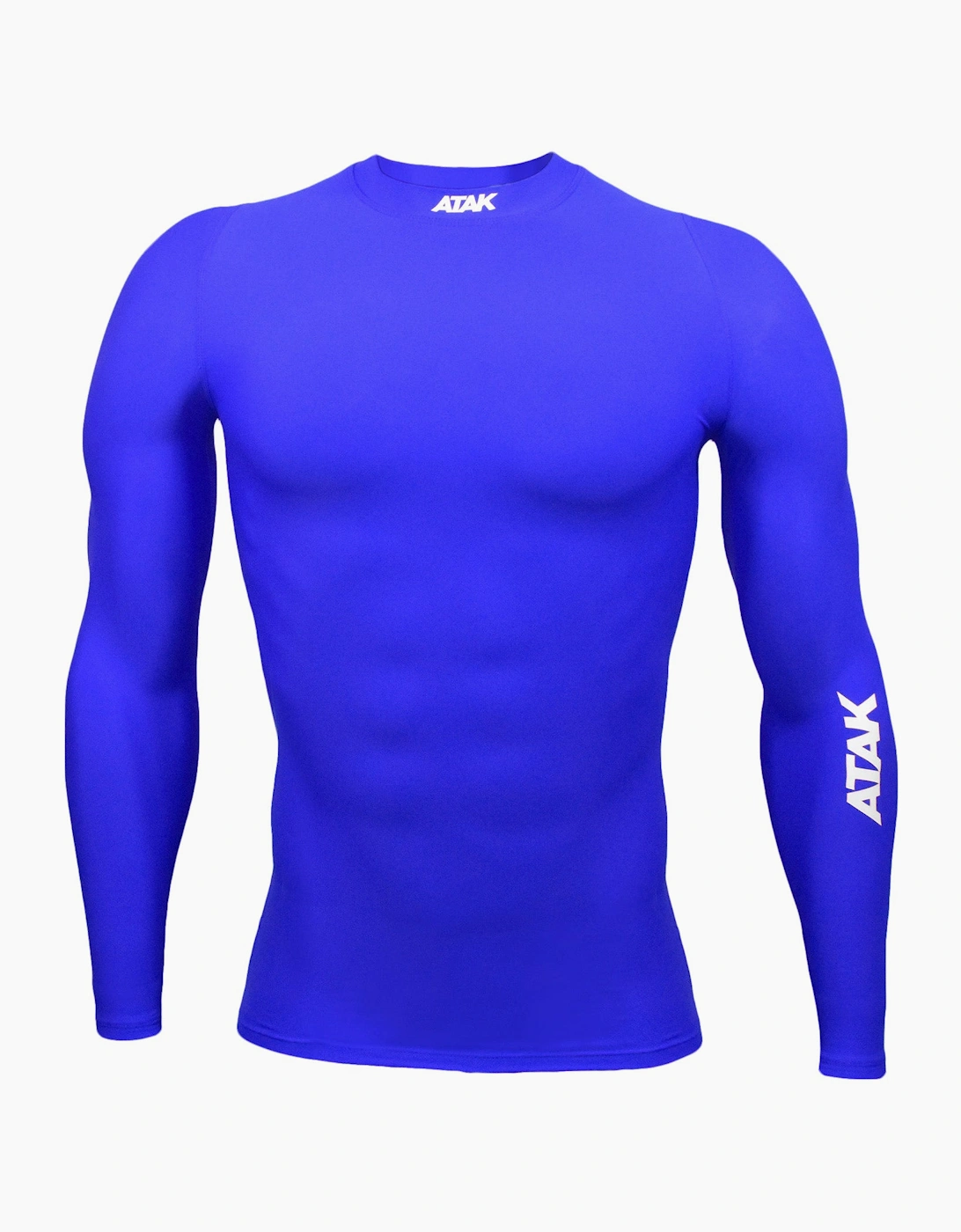 ATAK Mens Compression Top - Royal Blue, 2 of 1