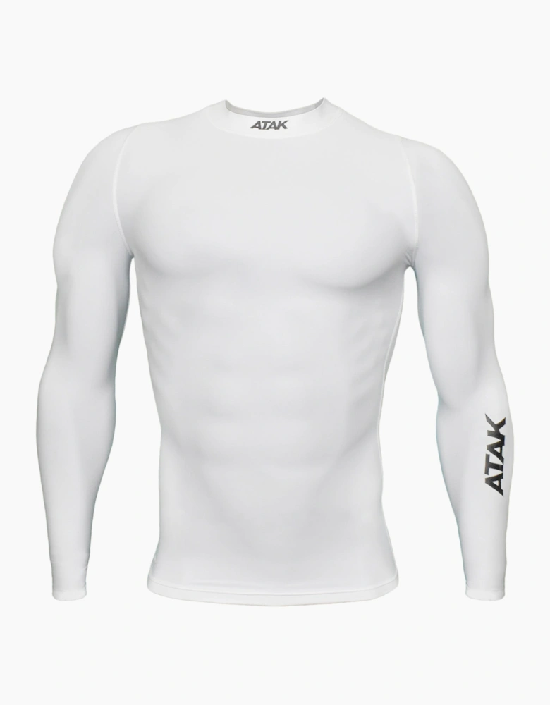 ATAK Mens Compression Top - White